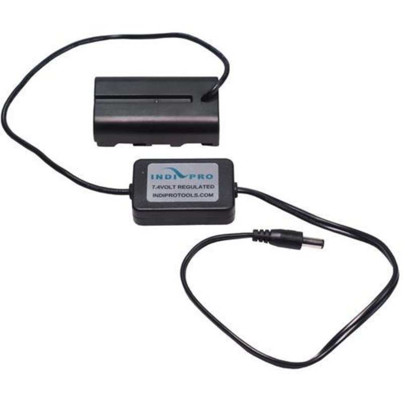 2.5mm Male Power Cable to Sony L-Series Dummy Battery (24", Regulated)